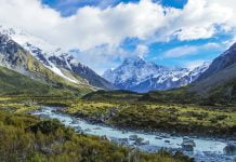 Tekapo Gölü, Aoraki/Mount Cook National Park ve Pukaki Aoraki Moun Cook National Park