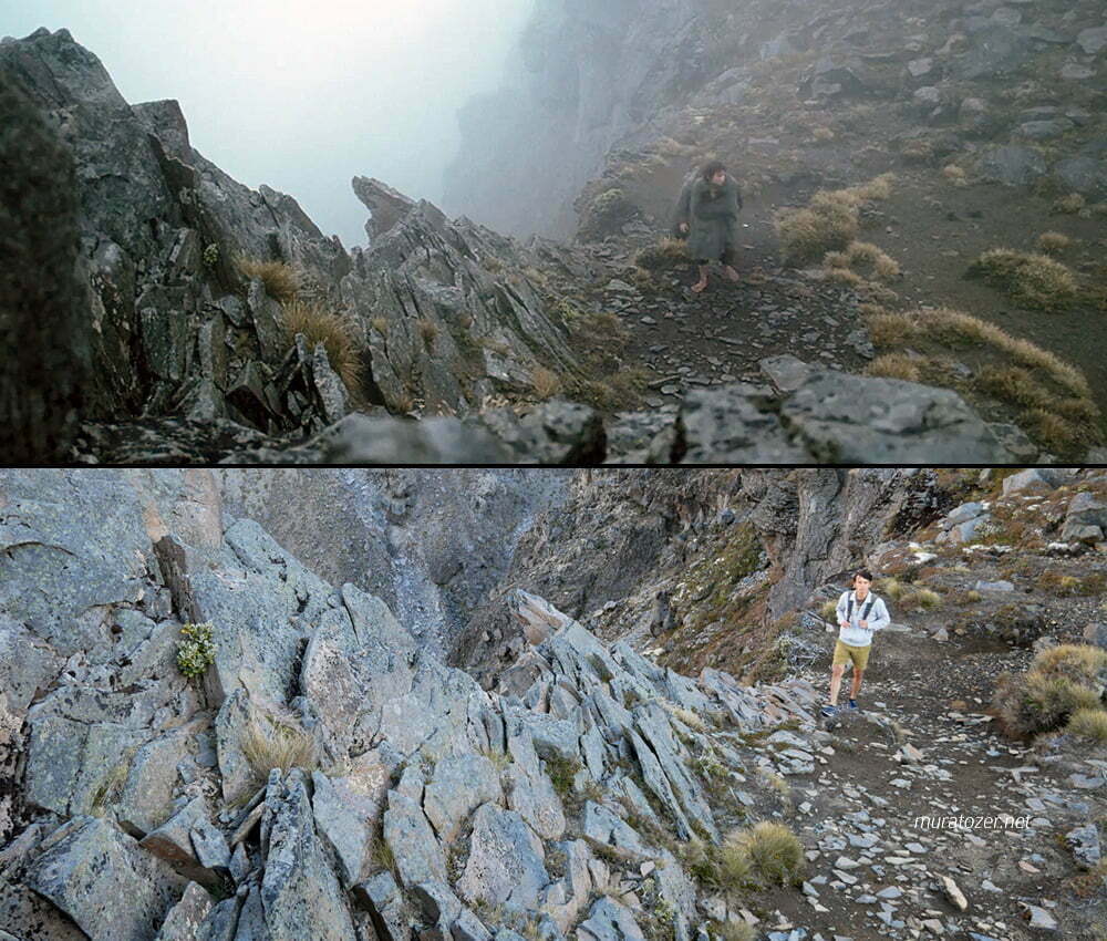 Frodo ve Sam Emy Muil sahneleri, Ruapehu Dağı.
