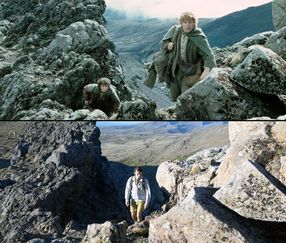 Frodo ve Samin Emyn Muil sahneleri çekim yeri