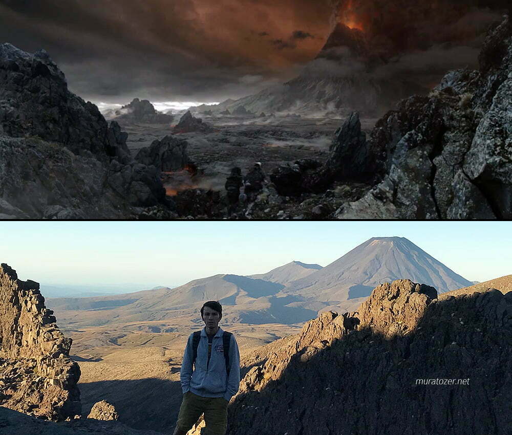 Frodo ve Samin Hüküm Dağına doğru yürüdüğü sahnenin çekildiği yer.